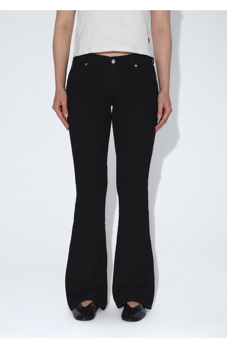 Dr. Denim Kily Low Bootcut Jeans, Alternate, color, Solid Black