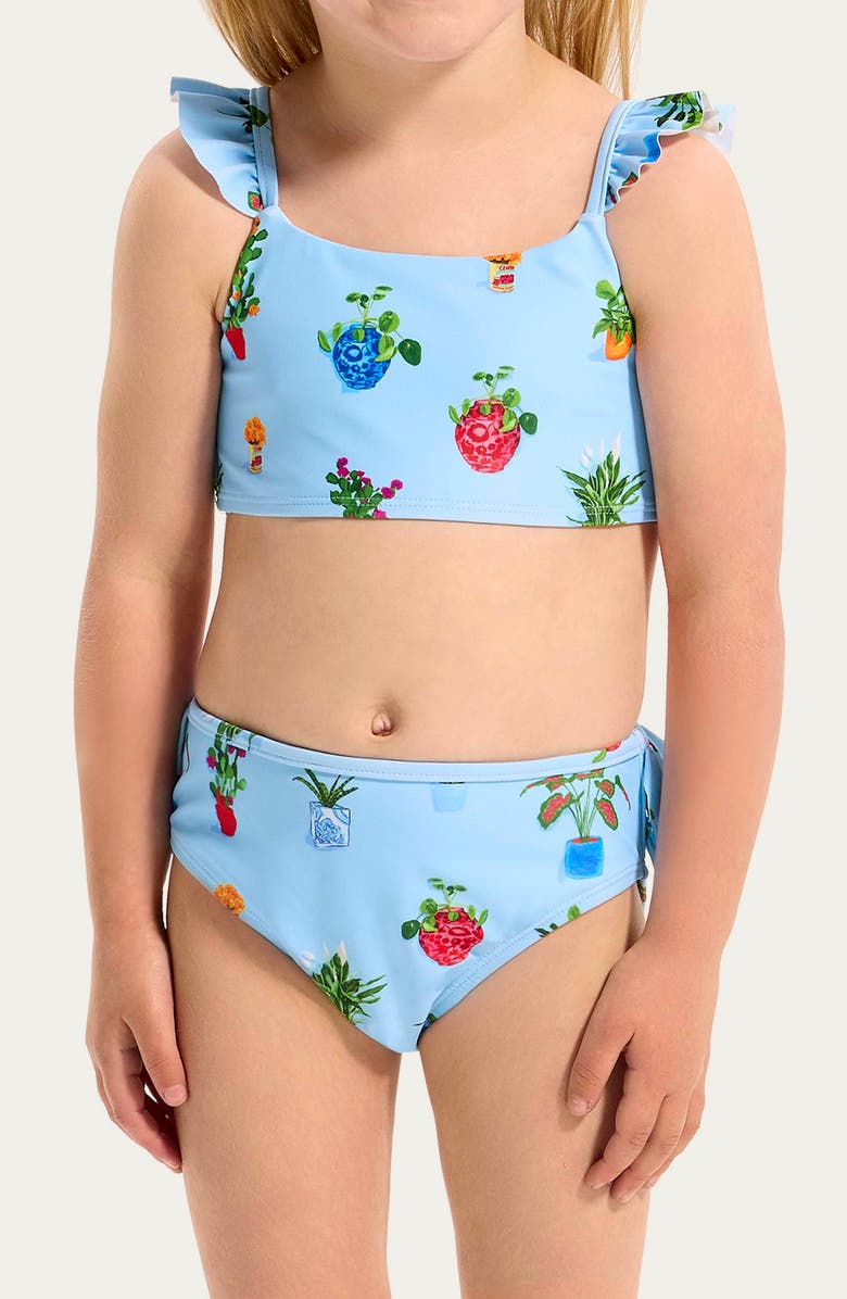 Seafolly Kids' Playa Bonita Two-Piece Swimsuit, Alternate, color, 