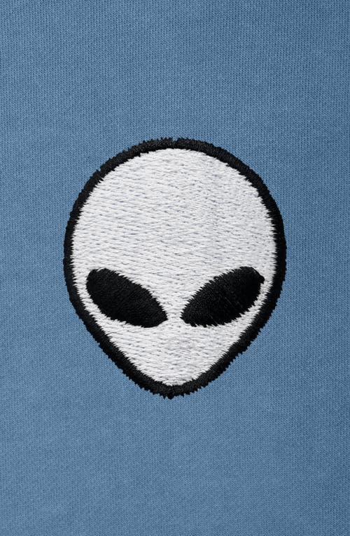 Dalix Mens Lil Alien Heavyweight Pigment Dye Tee