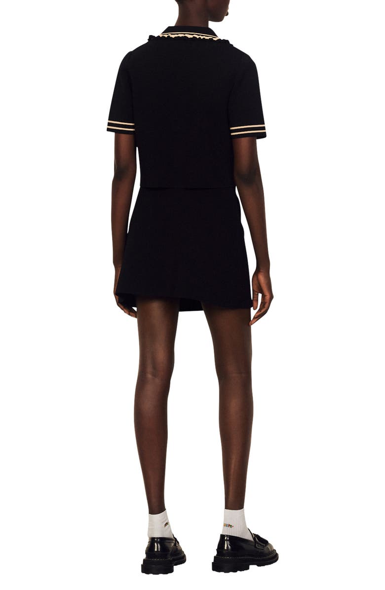 SANDRO Ewen Knit Skirt, Alternate, color, 