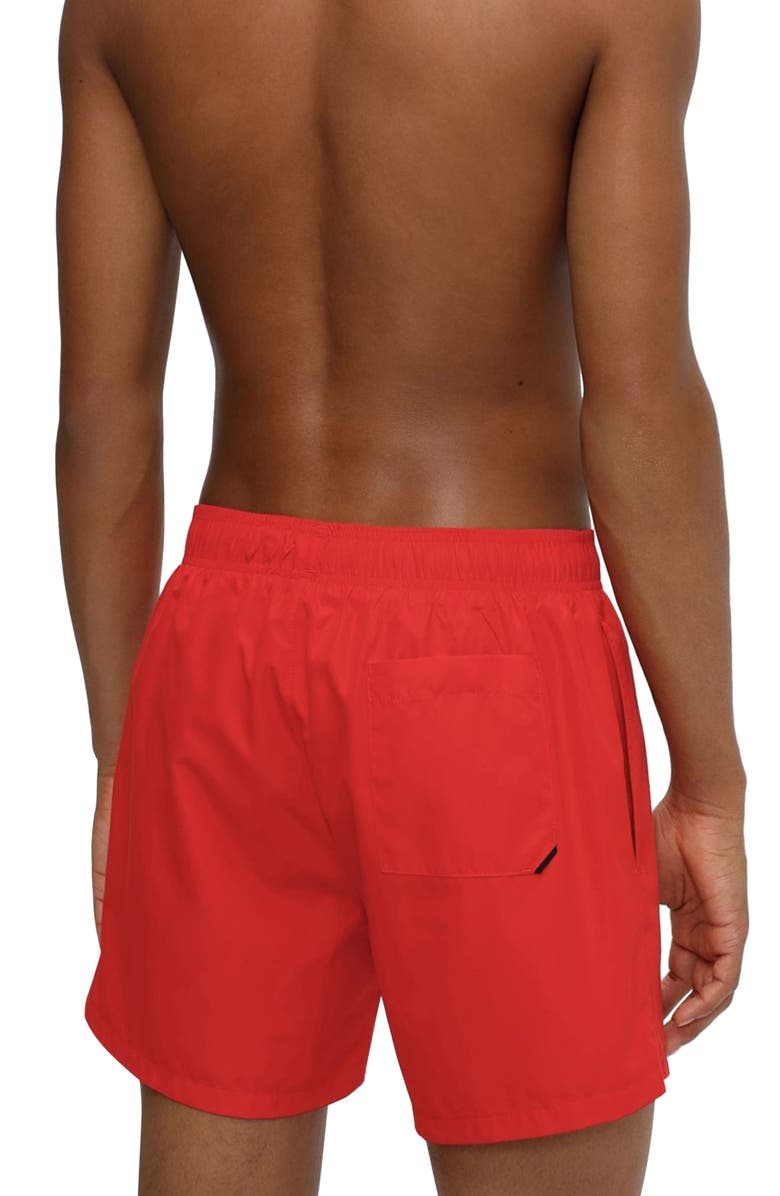 BOSS Abas Swim Trunks, Alternate, color, Open Pnk