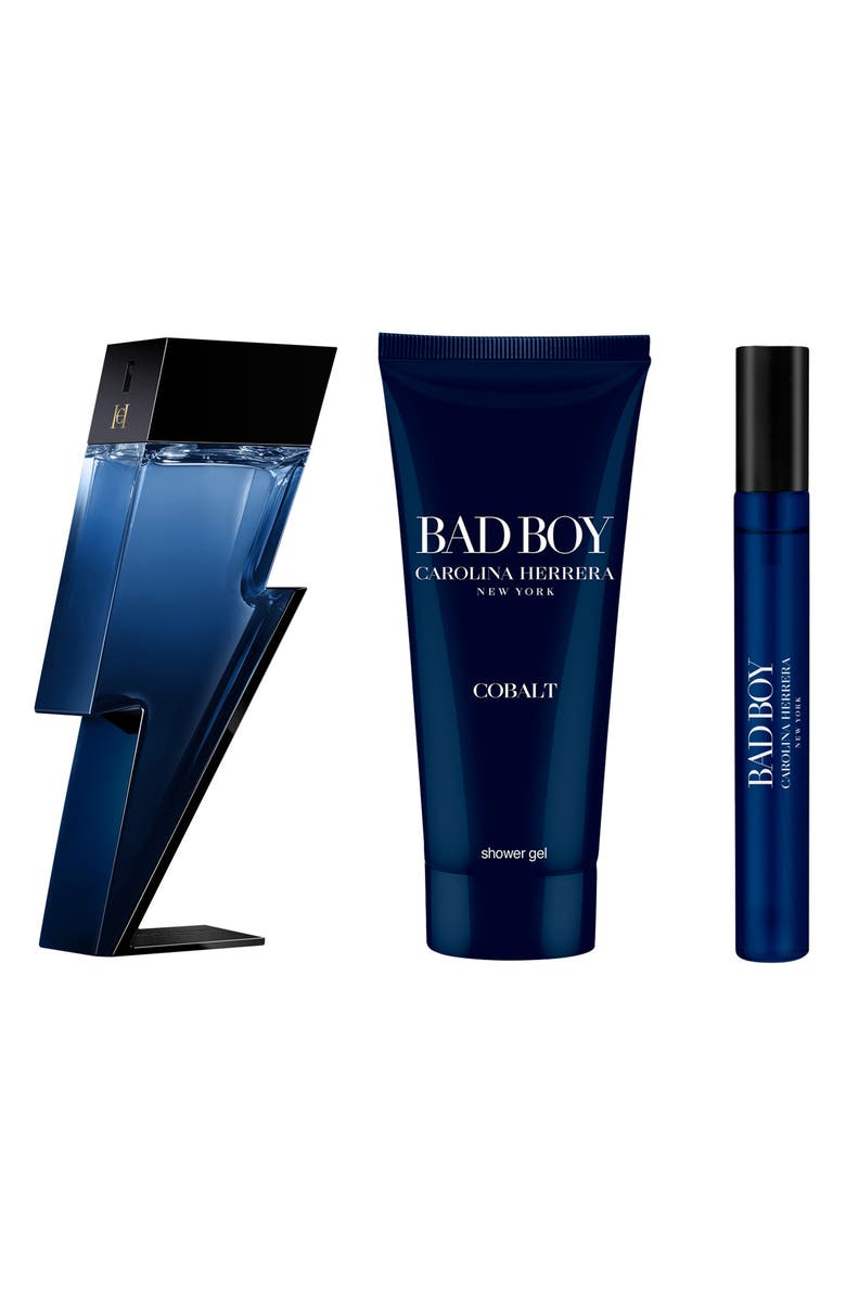 Carolina Herrera Bad Boy Cobalt Eau de Parfum 3-Piece Gift Set (Limited Edition) $206 Value, Alternate, color, 