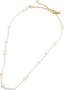 Madewell Mixed Pearl Beaded Choker Necklace