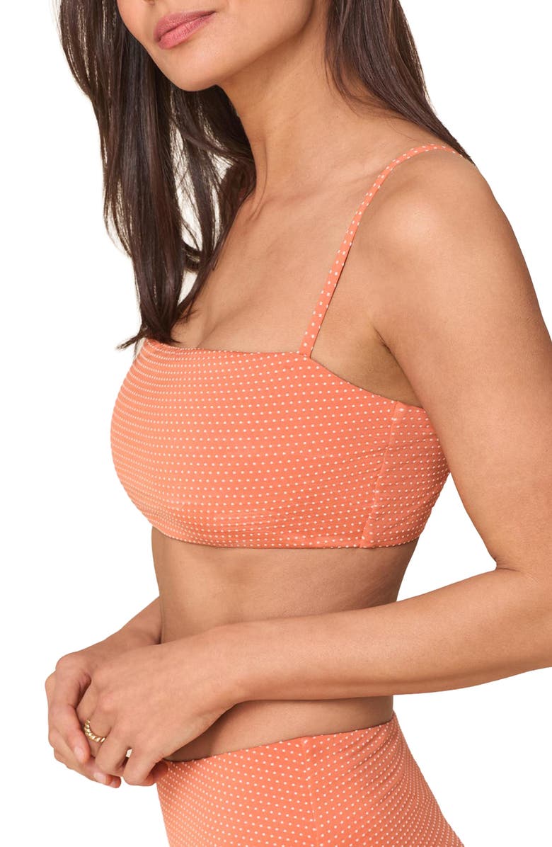 Andie Cabo Bikini Top, Alternate, color, Marmalade