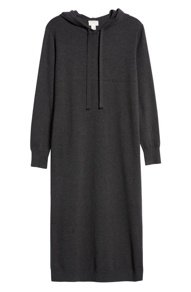 Caslon<sup>®</sup> Hooded Midi Sweater Dress, Alternate, color, 