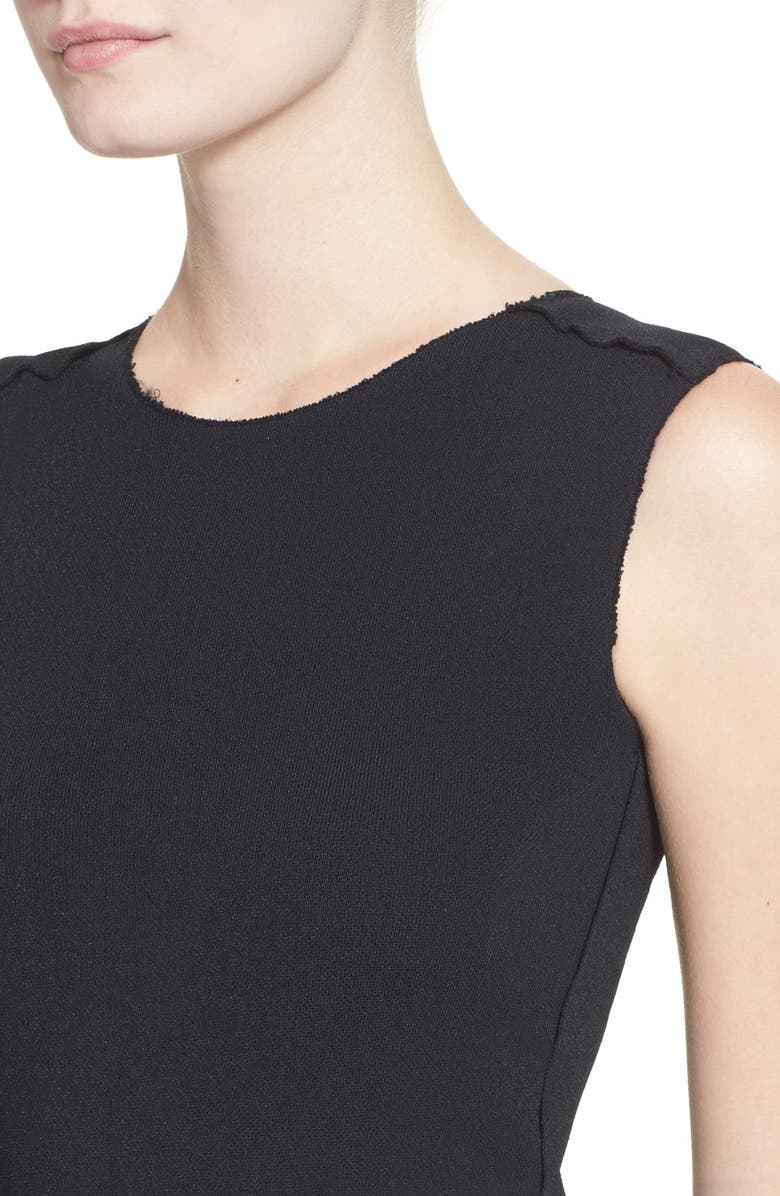 Donna Karan New York Sculpted Crepe Asymmetrical Dress, Alternate, color,