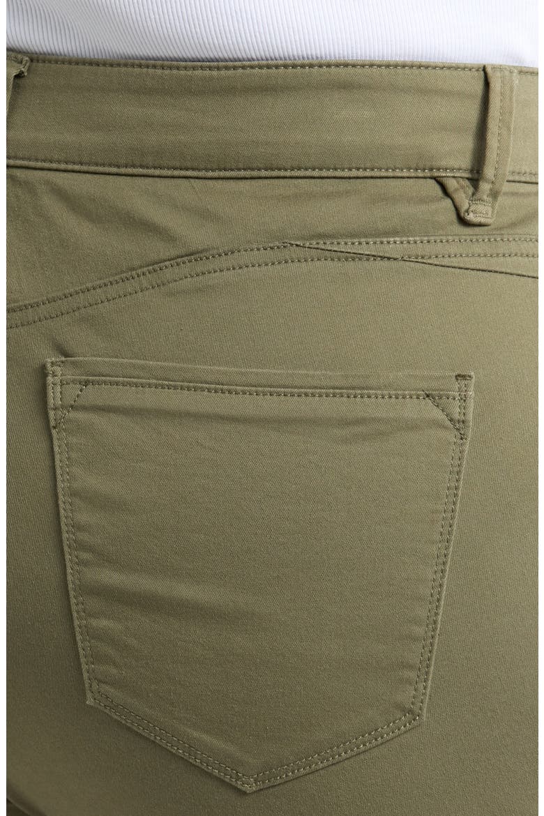 High Waist Ankle Straight Leg Pants, Alternate, color, LILY PAD