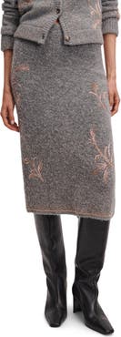 rag & bone Iris Beaded Midi Skirt