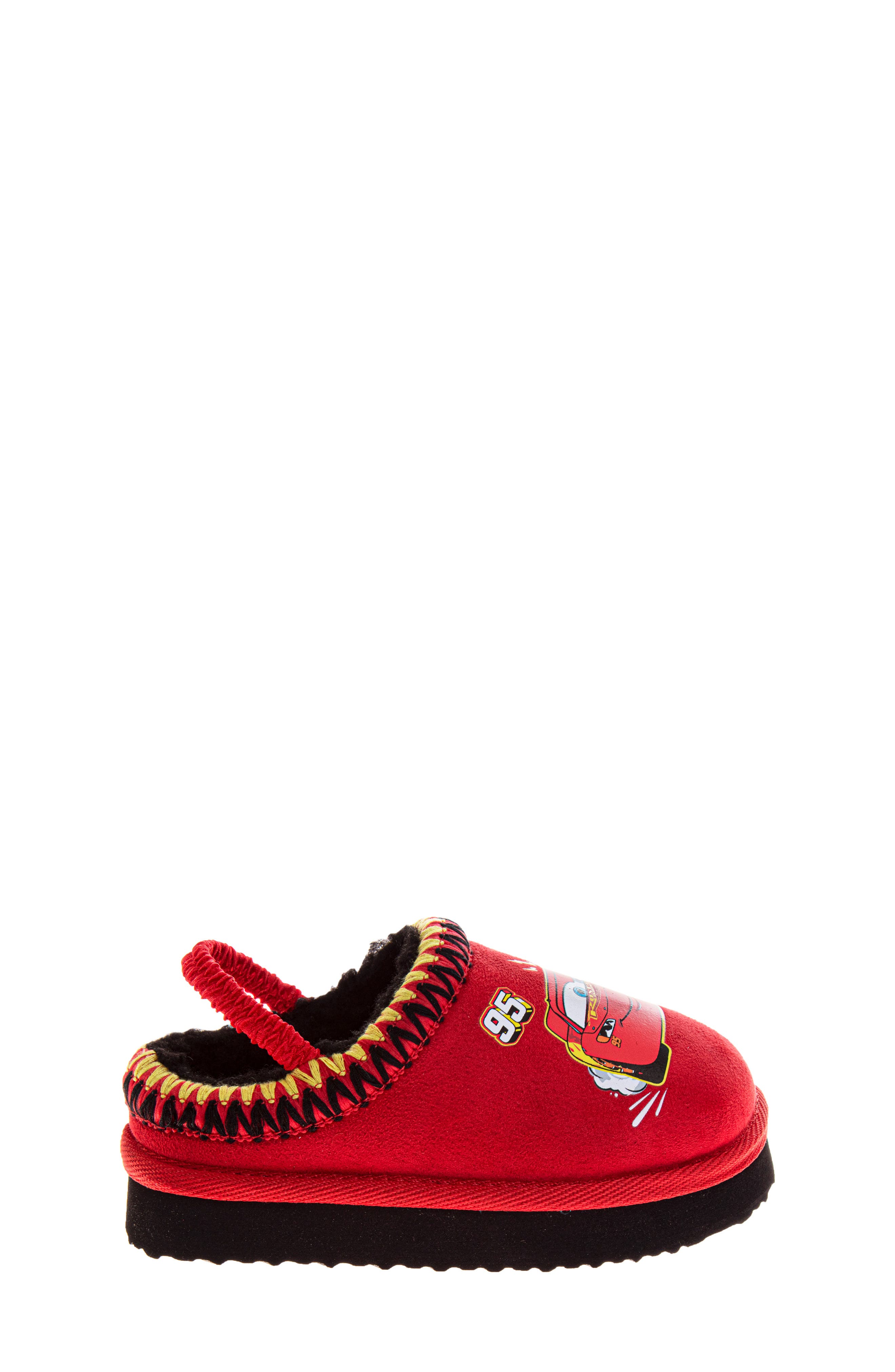 JOSMO Kids' Disney Pixar Cars Slingback Slipper, Alternate, color, Red