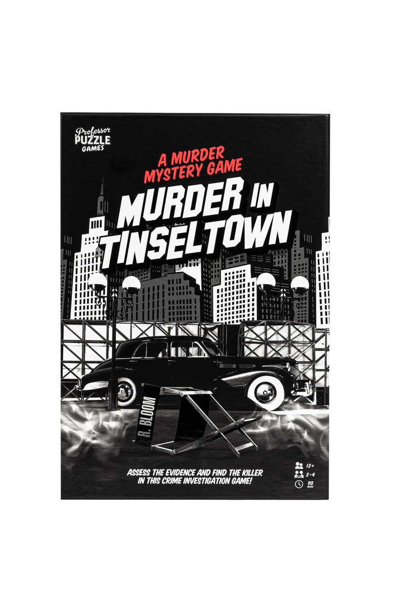 Professor Puzzle Murder In Tinseltown Gamehollywood Mystery, 12+, Alternate, color, Multicolored