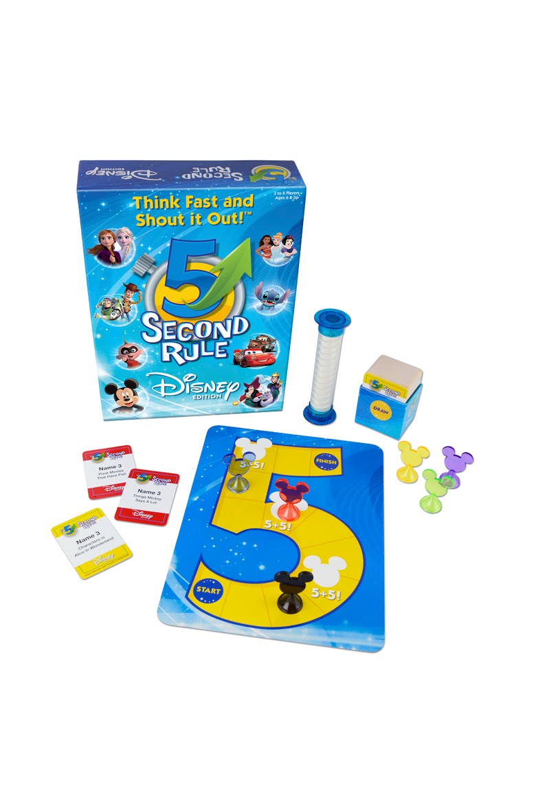 5 Second Rule Disney Edition Fun Family Game, Alternate, color, Multicolored