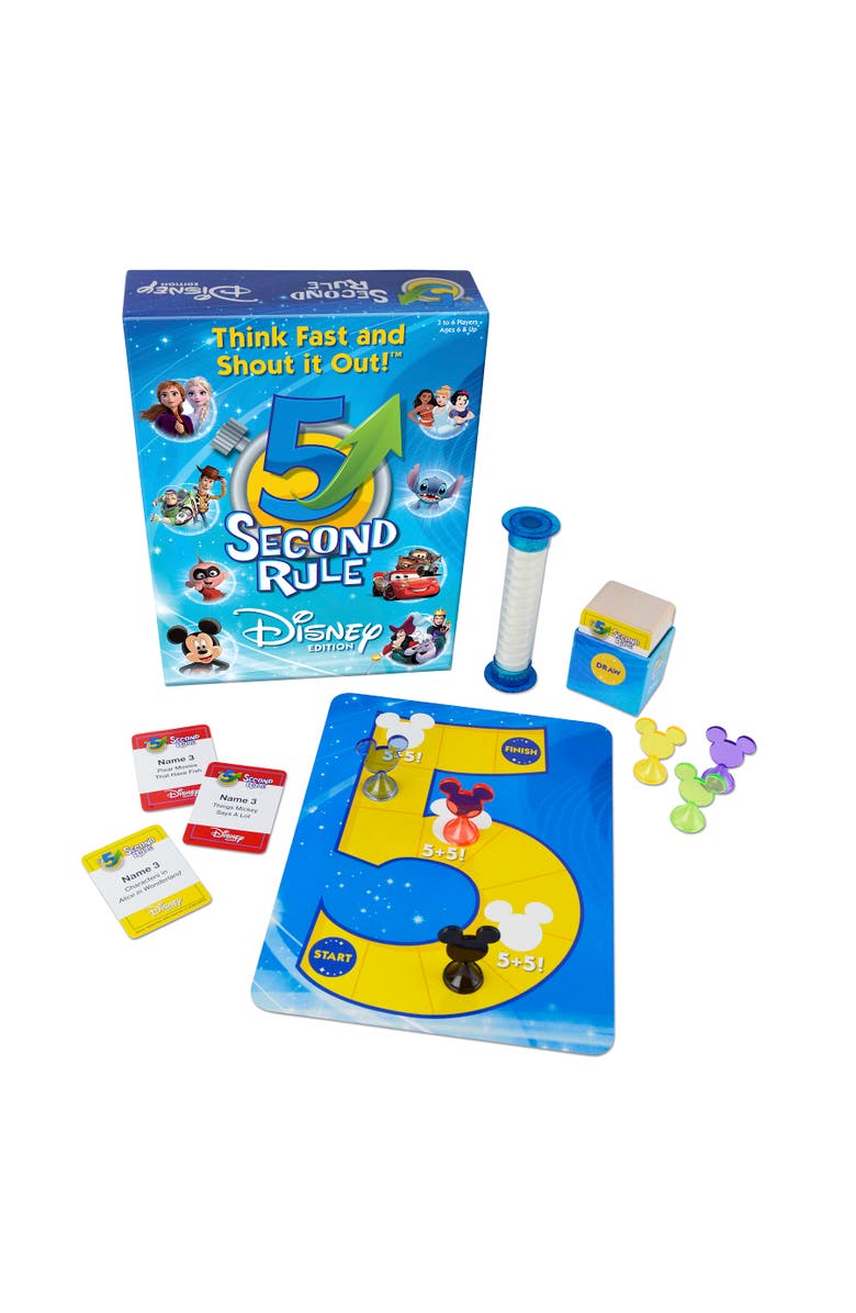 Disney 5 Second Rule Disney Edition Fun Family Game, Alternate, color, Multicolored