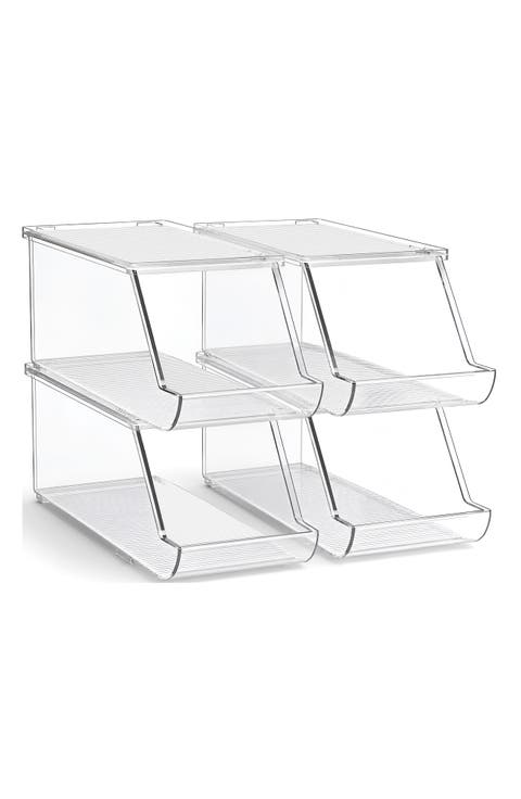 Set of 4 Stackable Soda Can Organizers