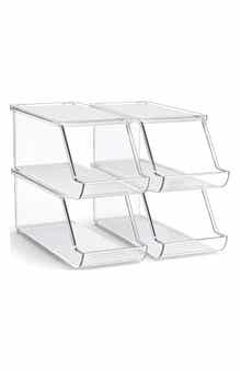 Set of 4 Stackable Soda Can Organizers