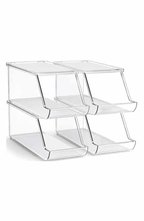 Set of 4 Stackable Soda Can Organizers