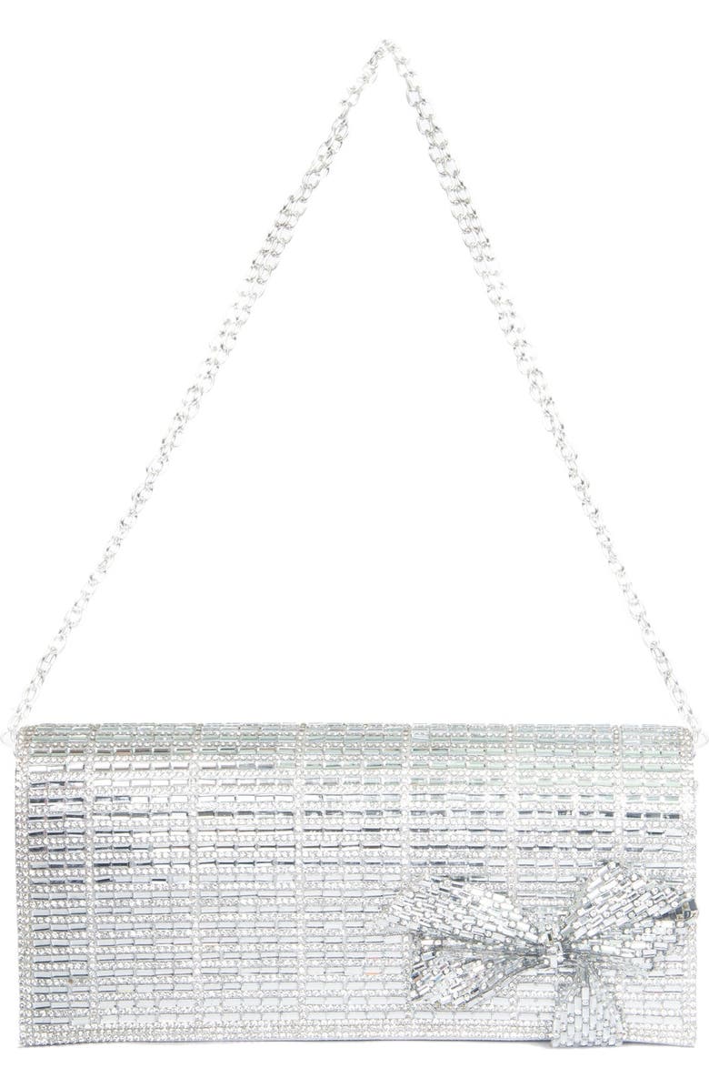 Lauren Lorraine Colleen Clutch, Main, color, Silver