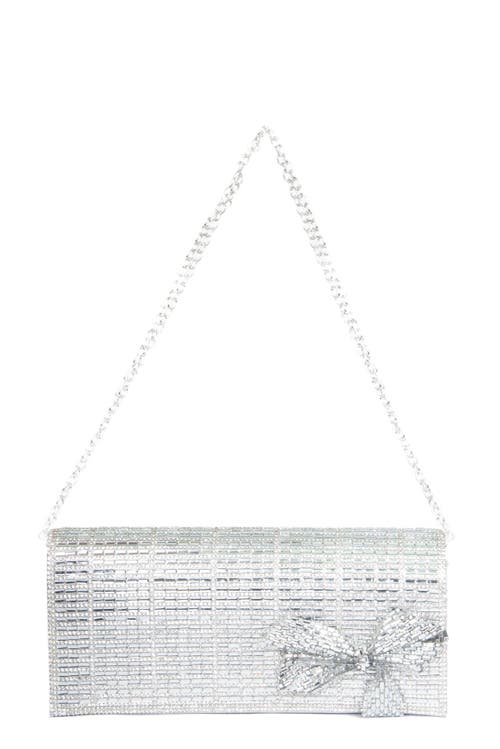 Lauren Lorraine Colleen Clutch In Silver