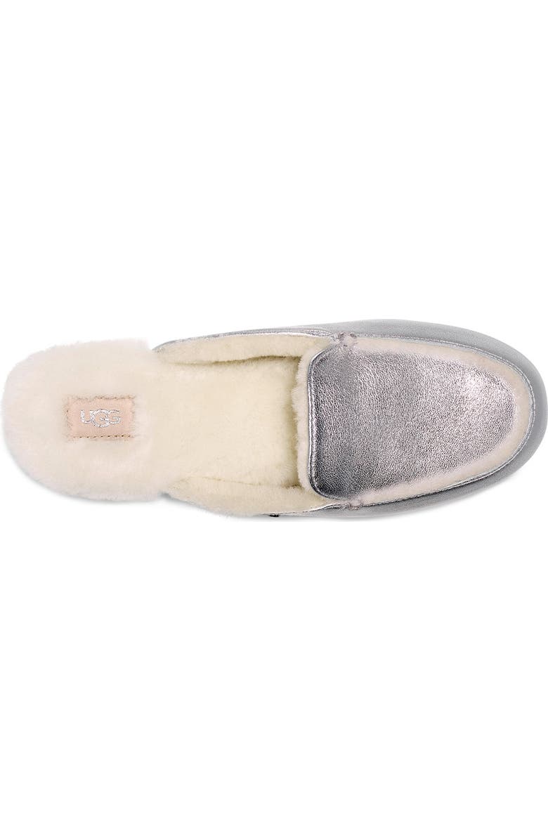 UGG<sup>®</sup> Lane Metallic Genuine Shearling Loafer Slipper, Alternate, color,