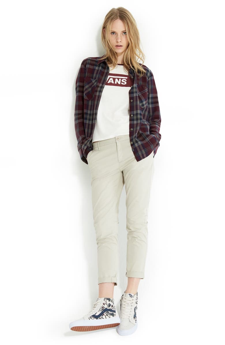 Vans 'Awesome' Flannel Shirt, Alternate, color,