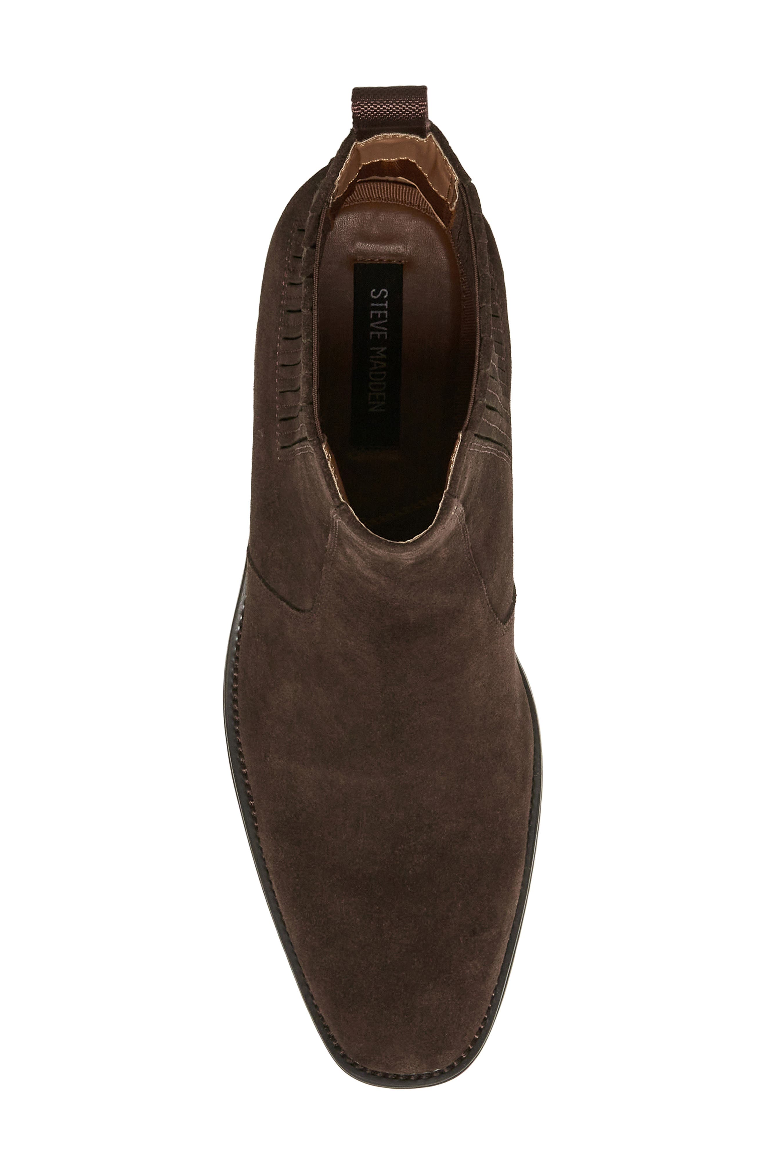 Huston Chelsea Boot, Alternate, color, BROWN SUEDE