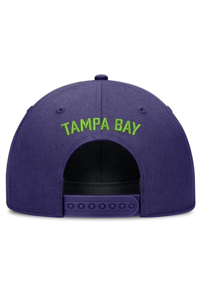 Men's Nike  Purple Tampa Bay Rays Cooperstown Rise Adjustable Hat, Alternate, color, Purple