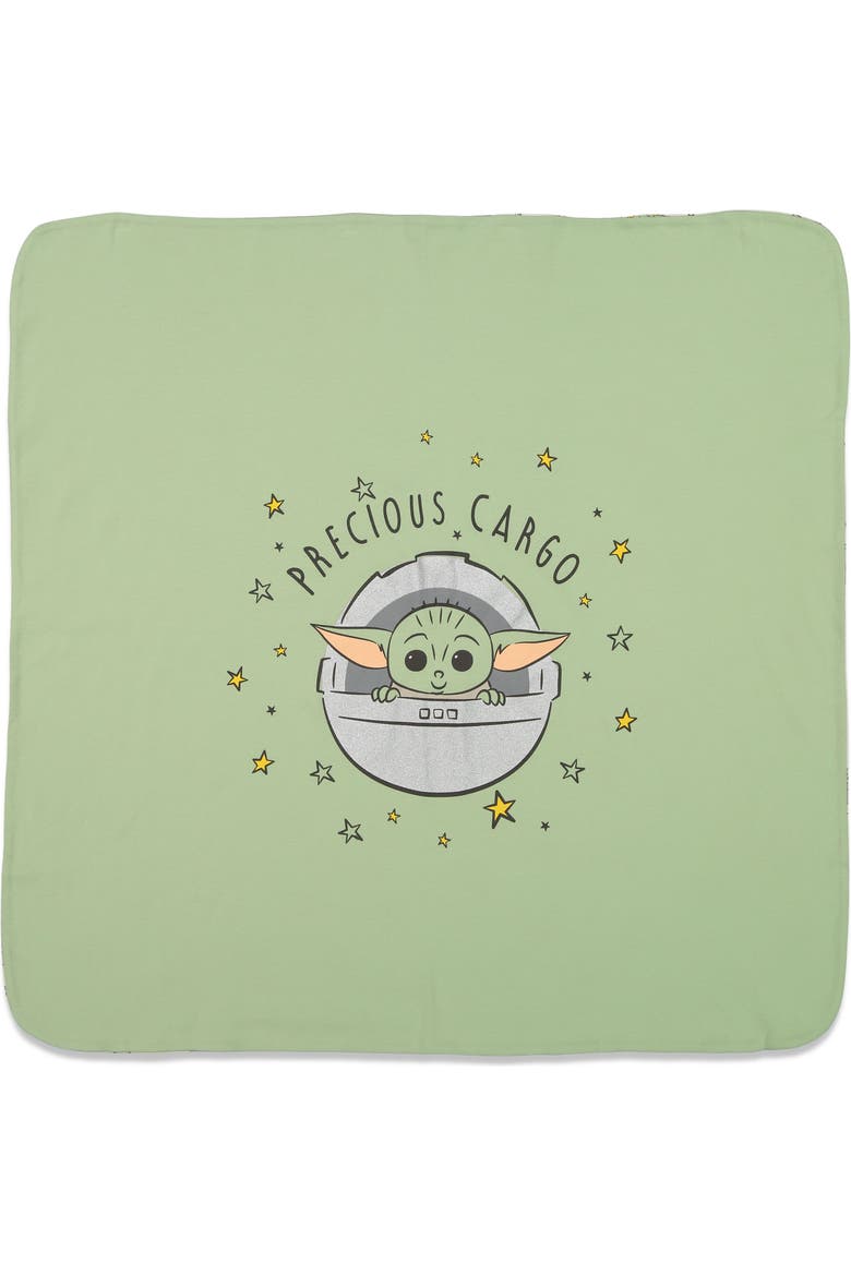 The Mandalorian Grogu Gift Set 4-Piece Sleep N Play Layette Set, Alternate, color, Grogu Sage Green