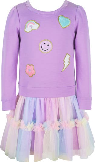 Kids' Novelty Patch Tutu Dress