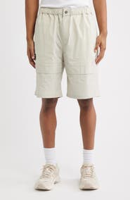 PAPER PLANES Cotton Blend Utility Shorts