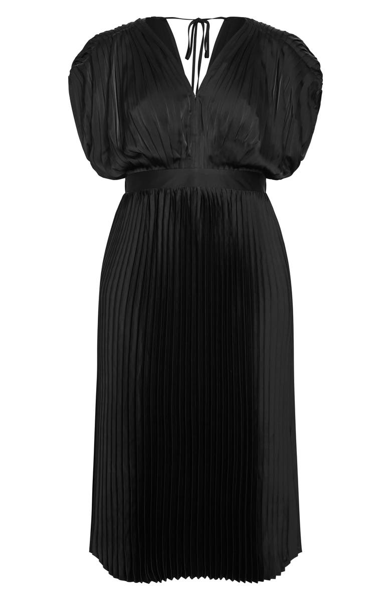 Henley Pleated Maxi Dress
