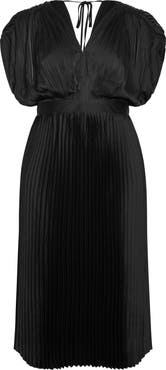 City Chic Henley Pleated Maxi Dress