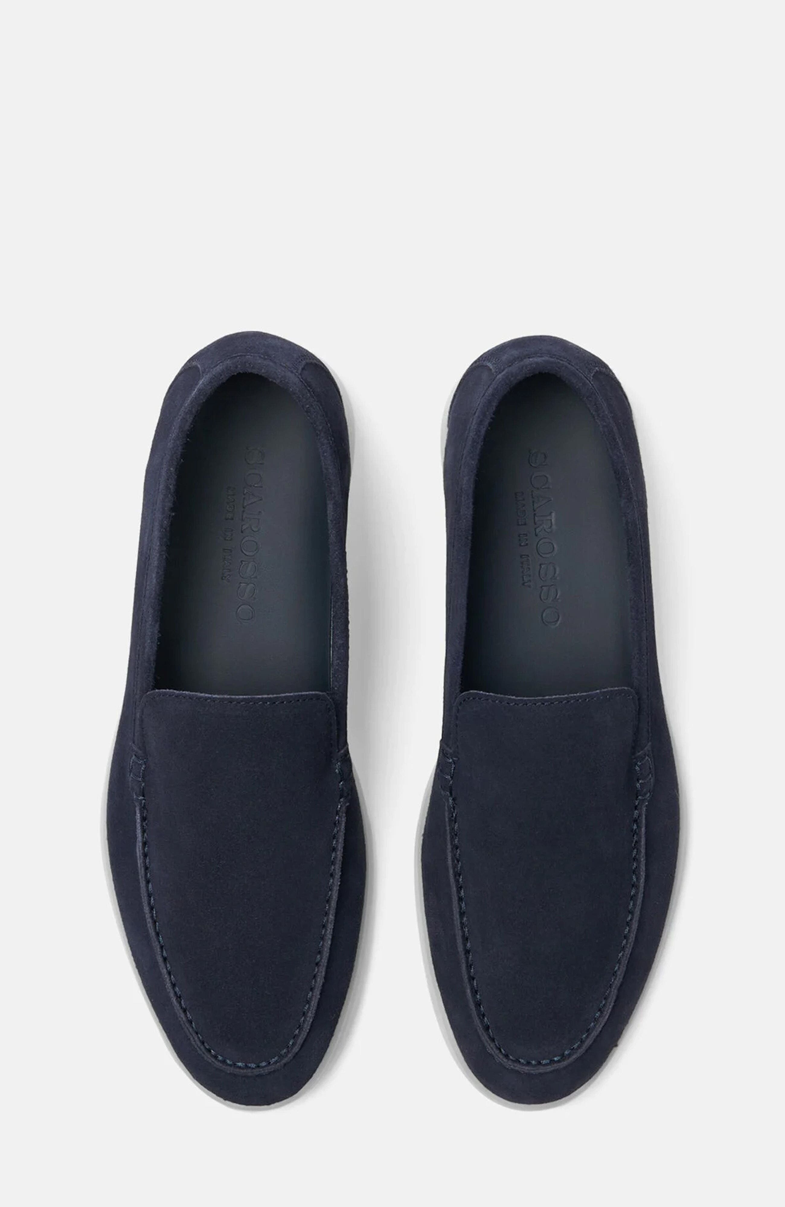 Ludovica Loafers, Alternate, color, Blue - Suede