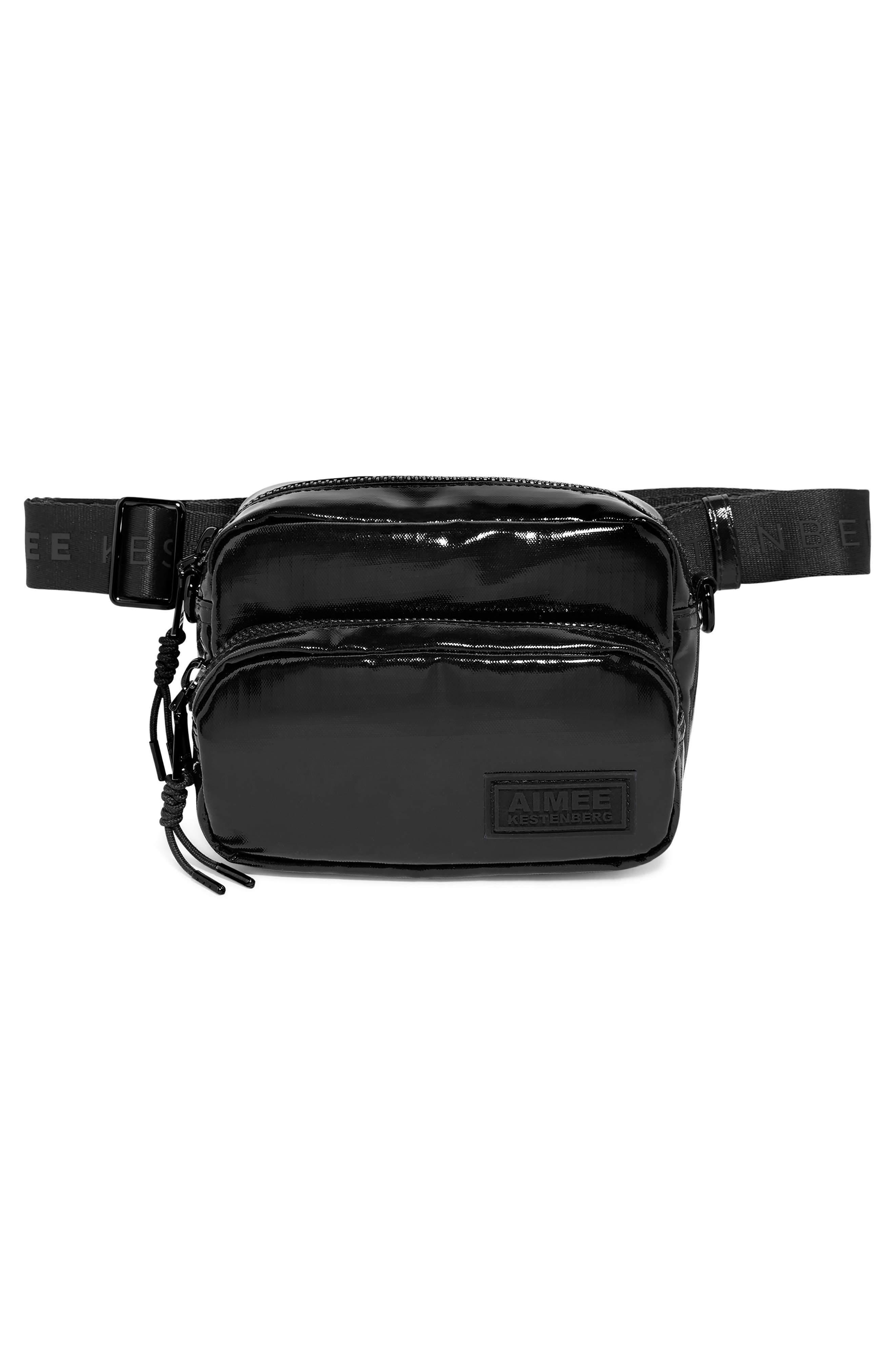 AIMEE Nylon Camera Crossbody Bag, Alternate, color, Black