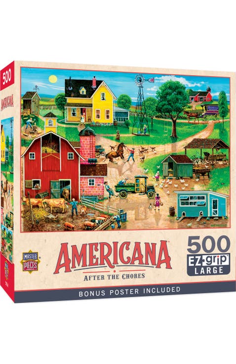 After the Chores 500 Piece Jigsaw Puzzle