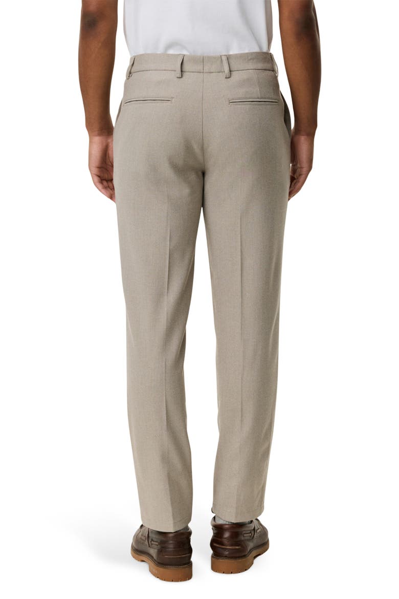 Como Regular Fit Flat Front Dress Pants, Alternate, color, LAUREL OAK SAND