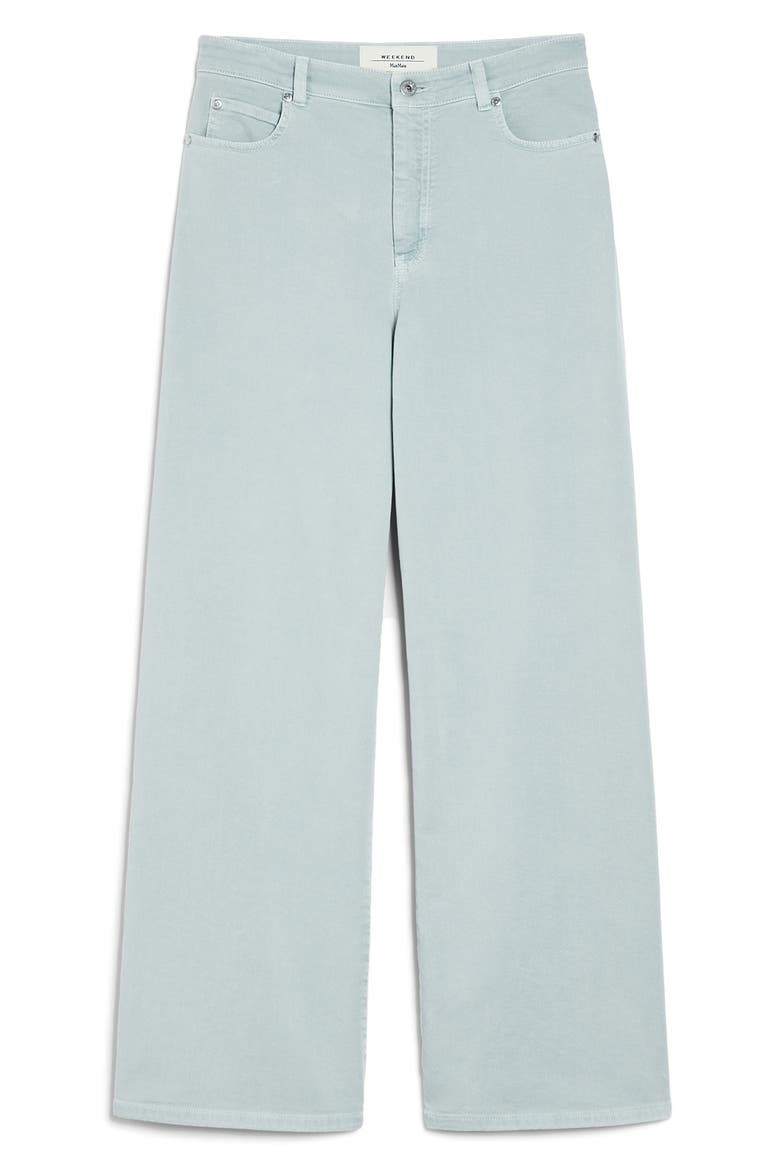 Medina Wide Leg Jeans, Alternate, color, PASTEL GREEN