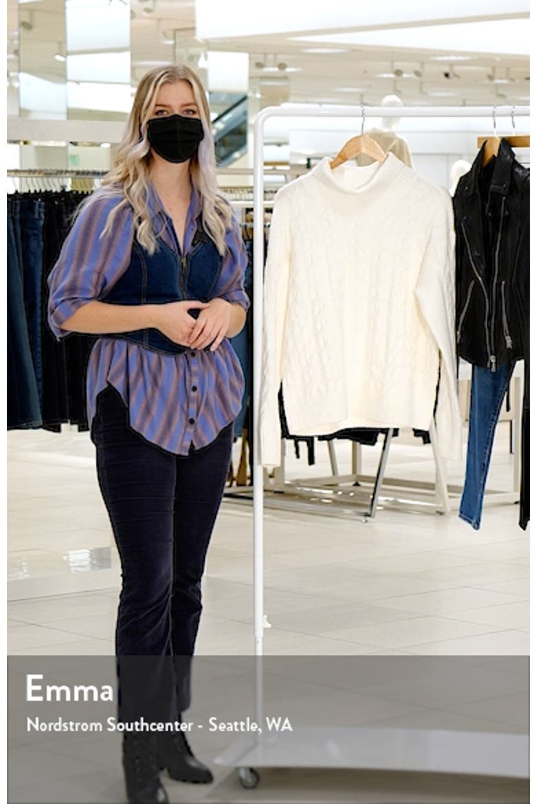 Cable Turtleneck Sweater video