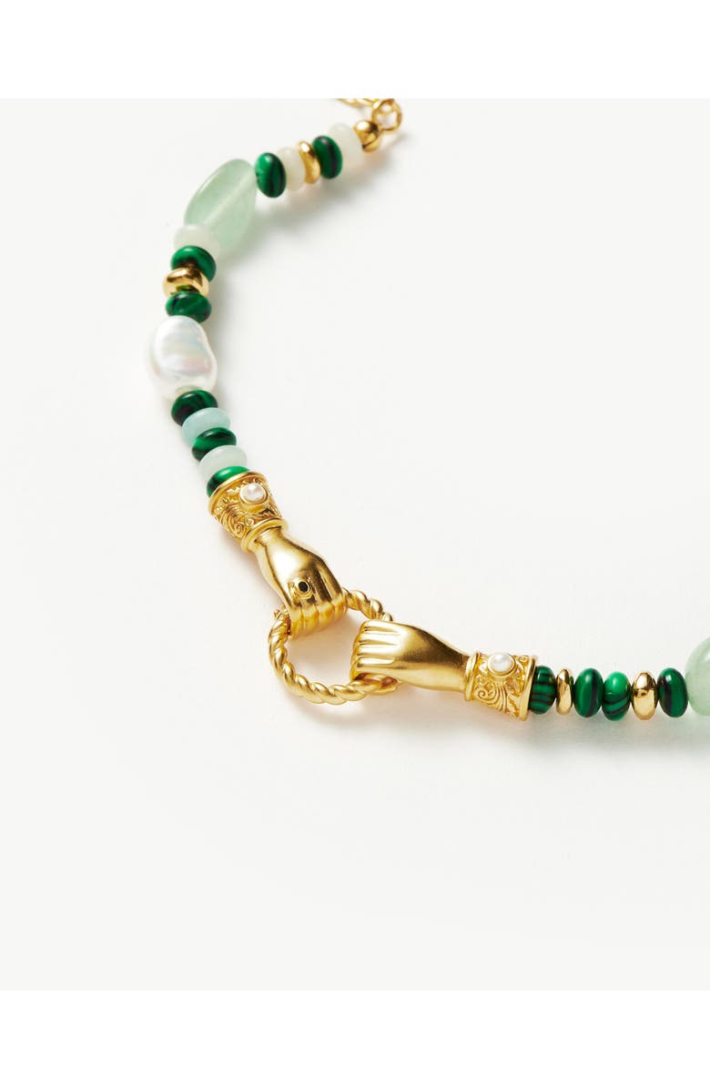 Missoma x Harris Reed In Good Hands Beaded Charm Bracelet, Alternate, color, 