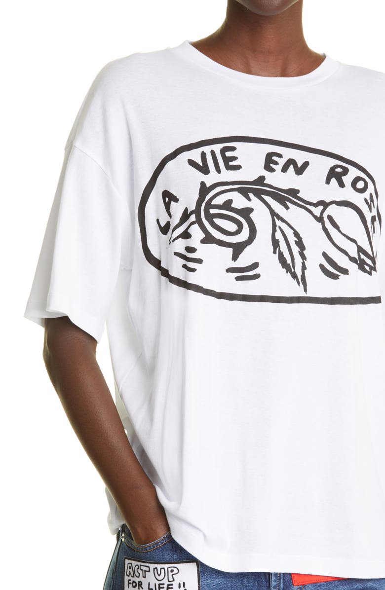 HFD Gender Inclusive Keith Haring Print Cotton T-Shirt, Alternate, color, 