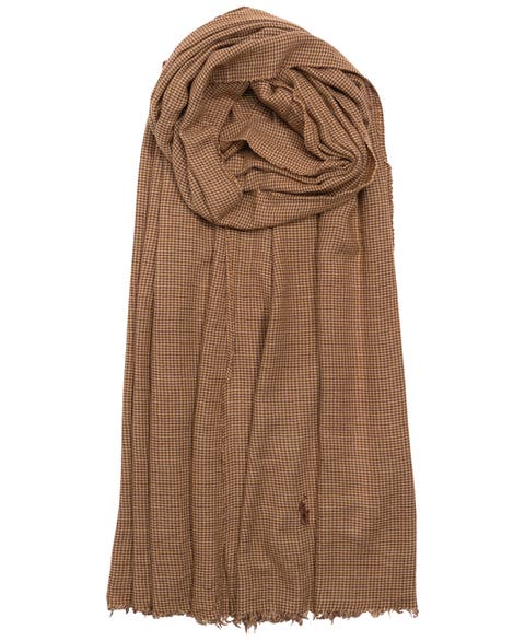 Rumpled Lightweight Menswear Scarf