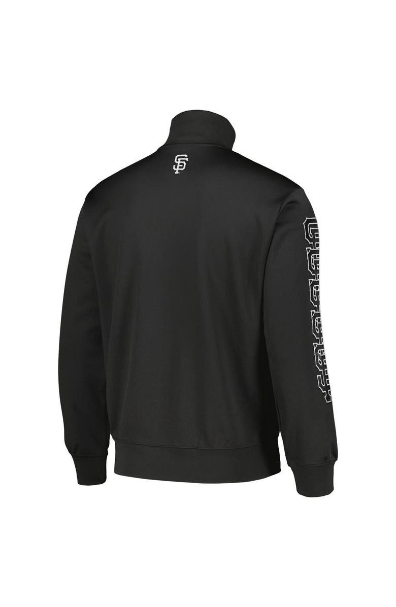 PLEASURES Men's PLEASURES Black San Francisco Giants Pitcher Full-Zip Track Jacket, Alternate, color, Black