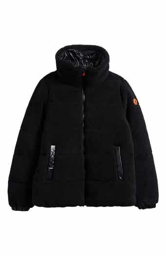 Save The Duck Kids' Onis Faux Shearling Puffer Jacket