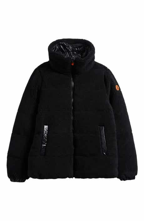 Save The Duck Kids' Onis Faux Shearling Puffer Jacket