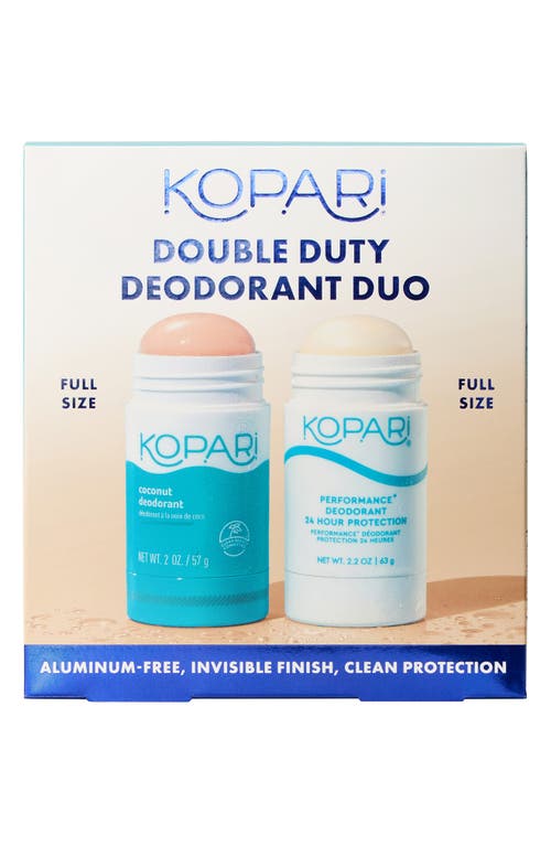 Kopari Double Duty Deodorant Set $39 Value