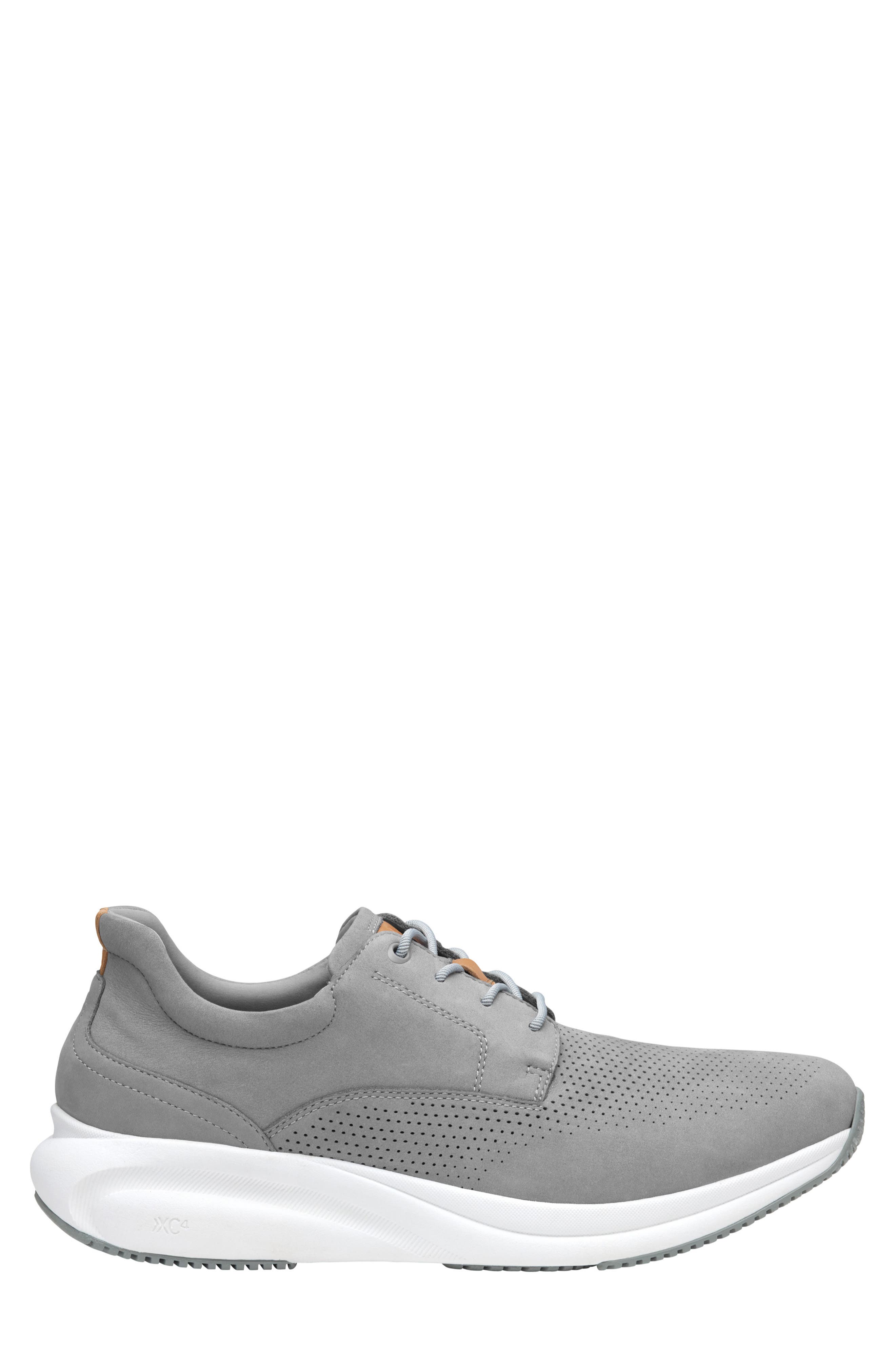 Johnston & Murphy TR3-Luxe Hybrid Waterproof Sneaker, Alternate, color, Gray Waterproof Nubuck