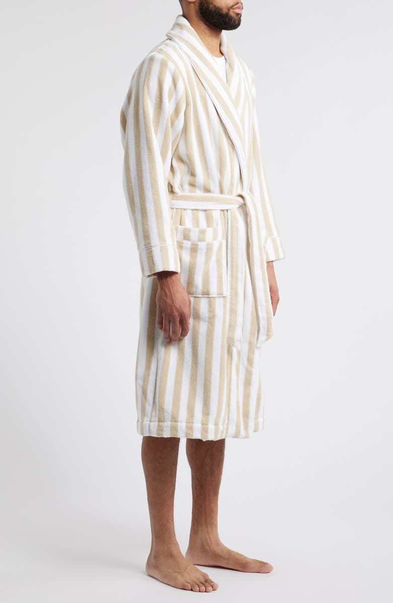 Nordstrom Stripe Hydrocotton Robe, Alternate, color,