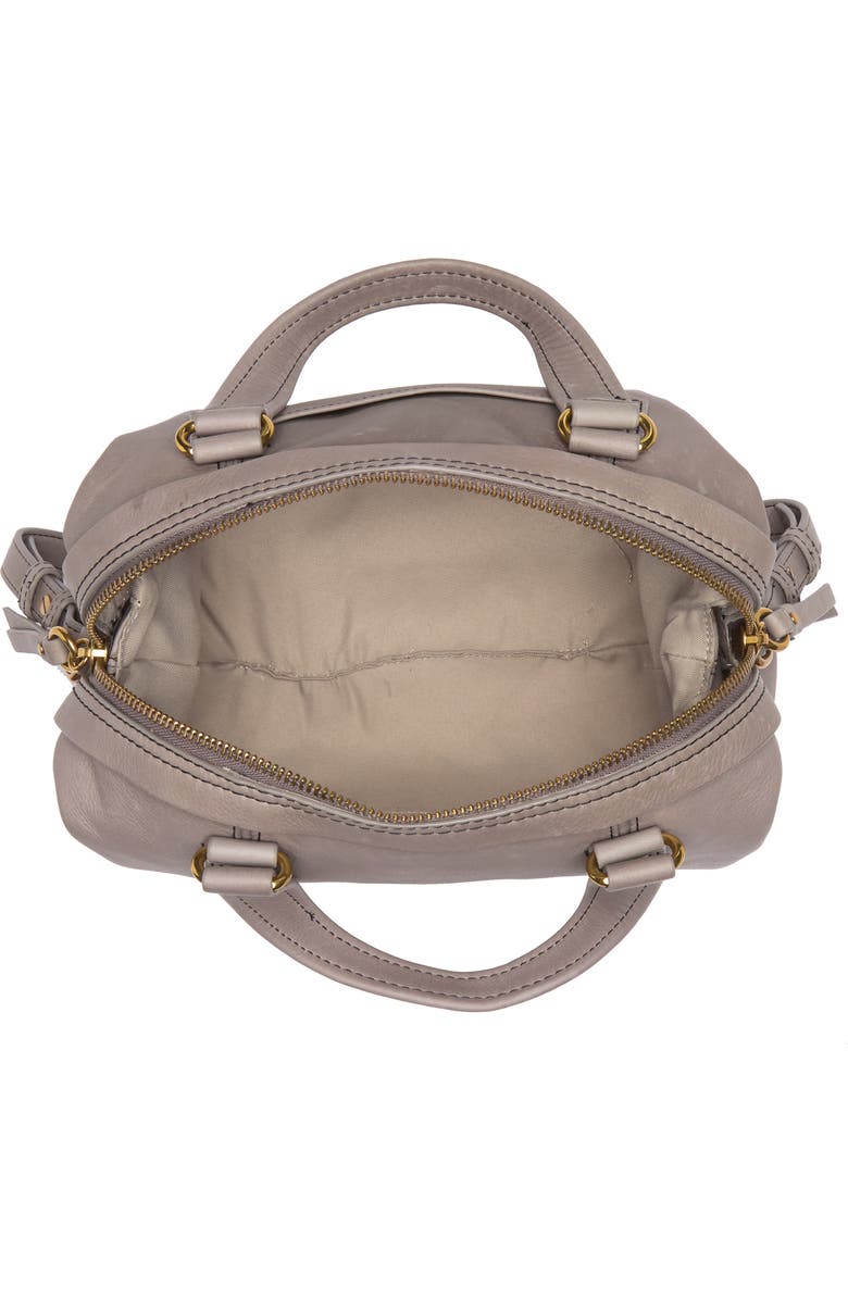 AMERICAN LEATHER CO. Willow Leather Draped Satchel Bag, Alternate, color,