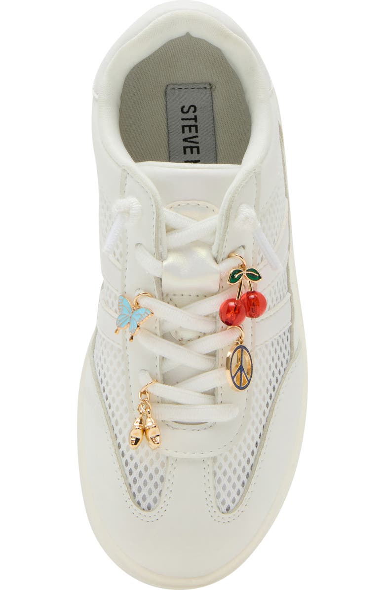 Steve Madden Kids' Verdict Sneaker, Alternate, color, White Multi