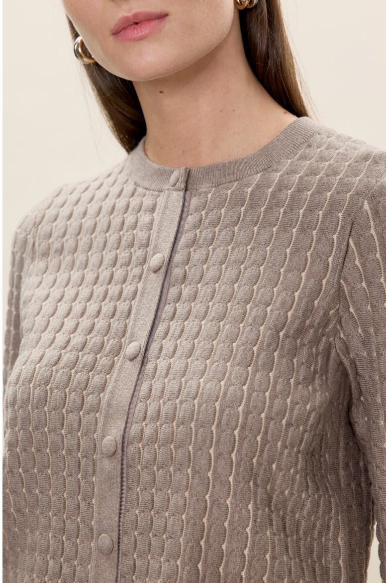 Dorothy Cardigan, Alternate, color, Oatmeal