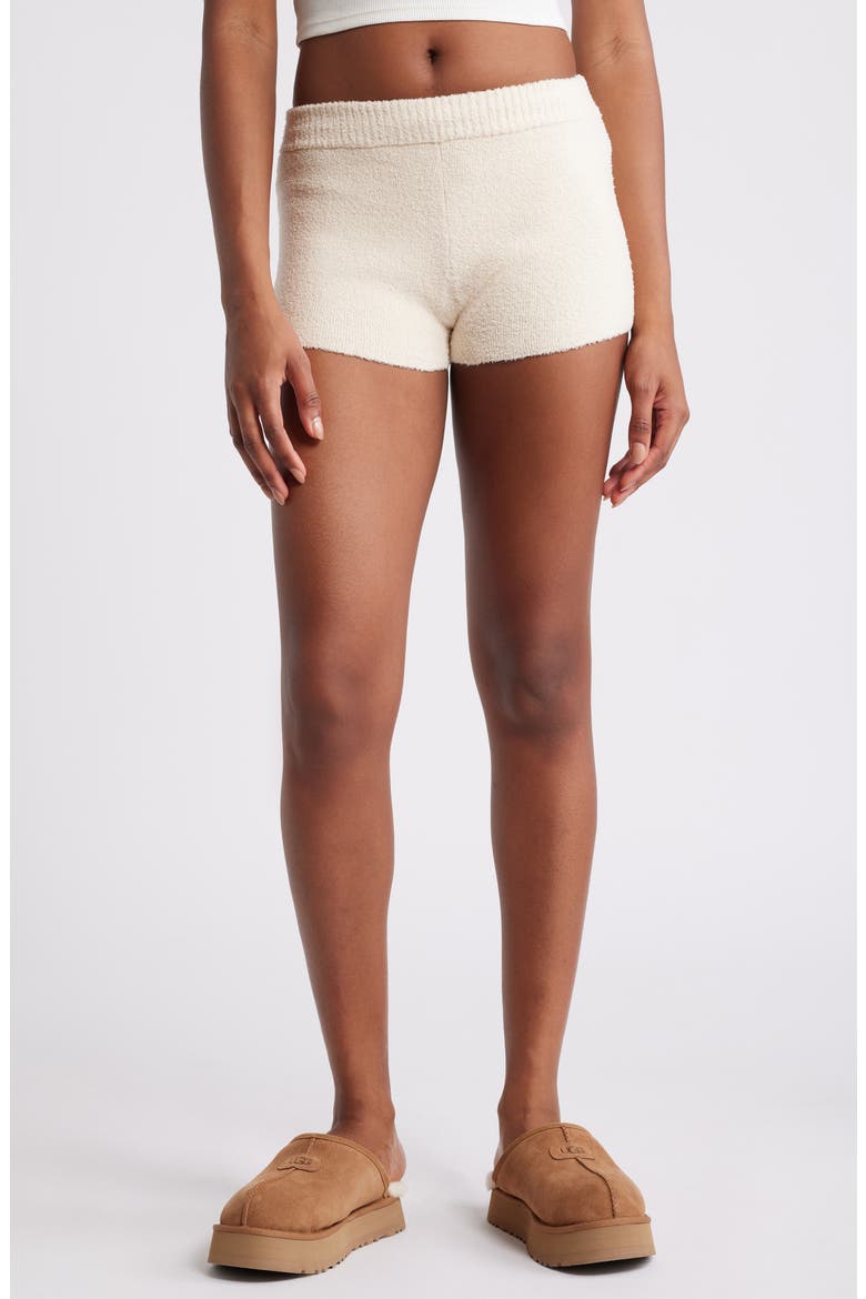 Chenille Shorts, Main, color, WHITECAP GREY