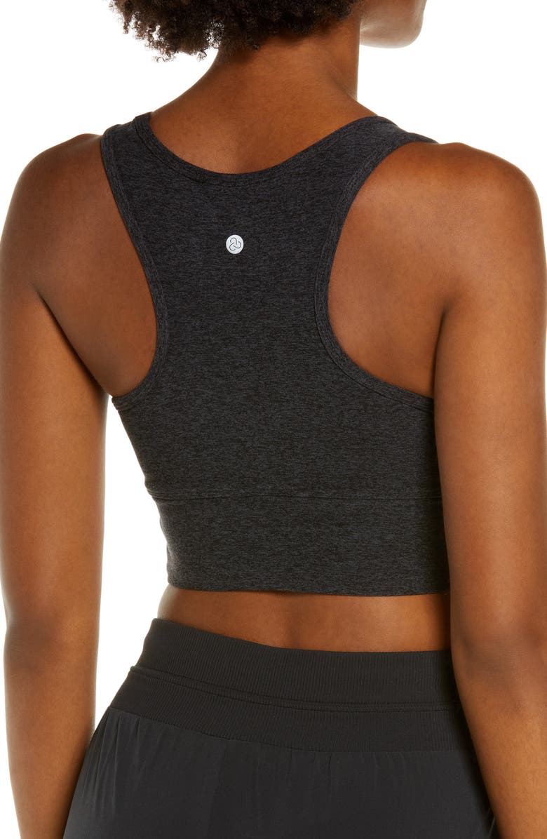 Zella Restore Soft Cross Band Sports Bra, Alternate, color,